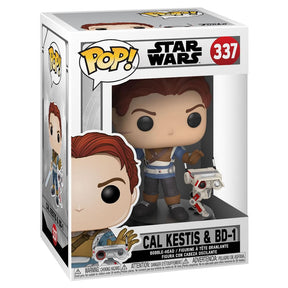 Funko Pop!  - Star Wars: Cal Kestis con BD-1 - Collectible Toy #337